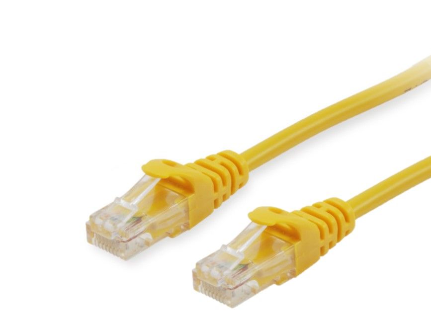 Cat6 U/UTP Patch Cable, 0.15m, Yellow