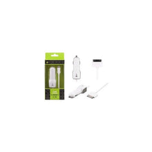 Carregador de Isqueiro 1.0A p/ iPHONE 4/4S Branco - ONE PLUS
