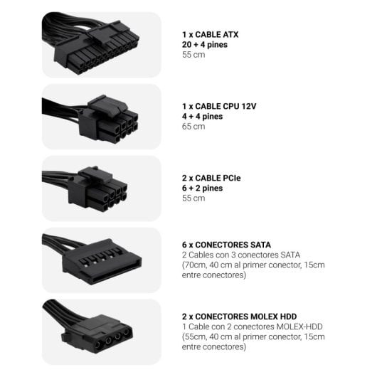 Fonte de alimentação 750W