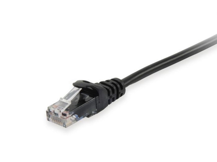 Cat6 U/UTP Patch Cable, 0.15m, Black
