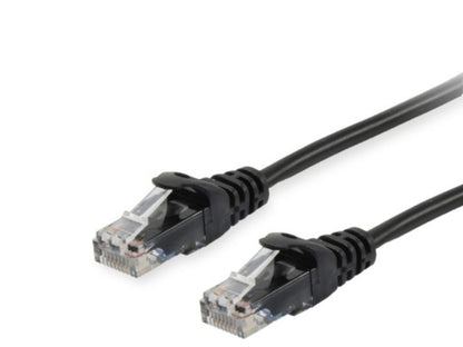 Cat6 U/UTP Patch Cable, 0.15m, Black