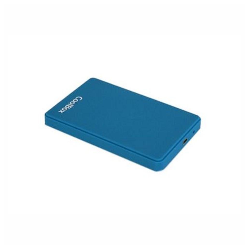 Caixa Disco 2.5" Coolbox Azul Claro