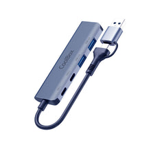 DockStation CoolBox HUB4 Lite Hub USB-C/A 4 Portas Alumínio