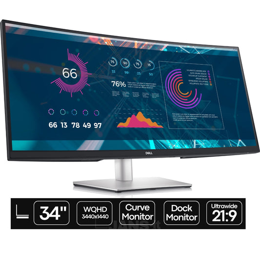Dell P3421W 34″ WQHD IPS Curve Dock Monitor