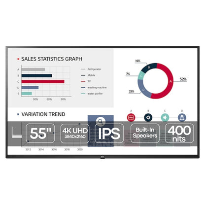 LG Display 55UL3G-B | 55″ | 4K UHD | 400 nits | Speakers
