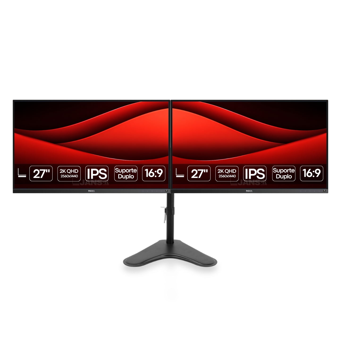 Dois Monitores Dell UltraSharp UP2716D | 27″ | 2K QHD | IPS
