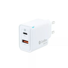 Carregador Coolbox GAN 30W USB-C/USB-A PARED