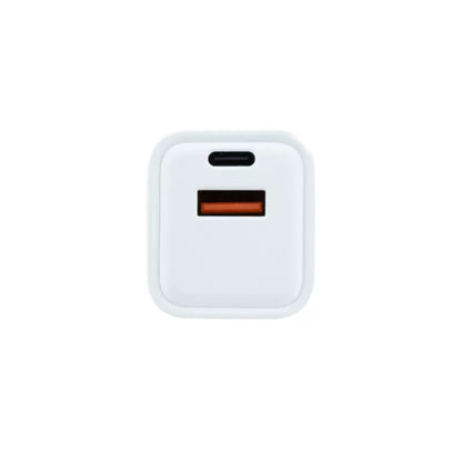 Carregador Coolbox GAN 20W USB-C/USB-A PARED
