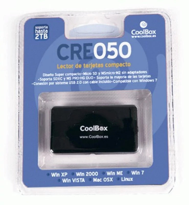 Leitor Cartões Externo COOLBOX CRE-050