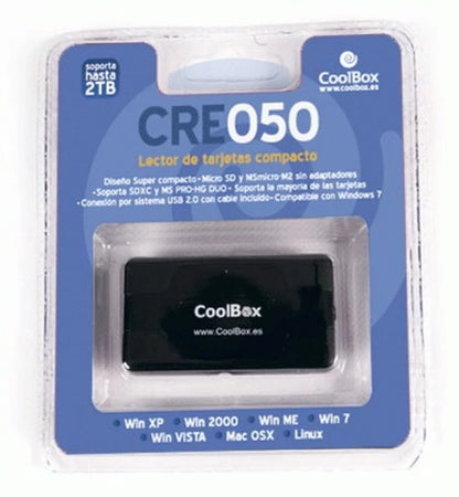 Leitor Cartões Externo COOLBOX CRE-050