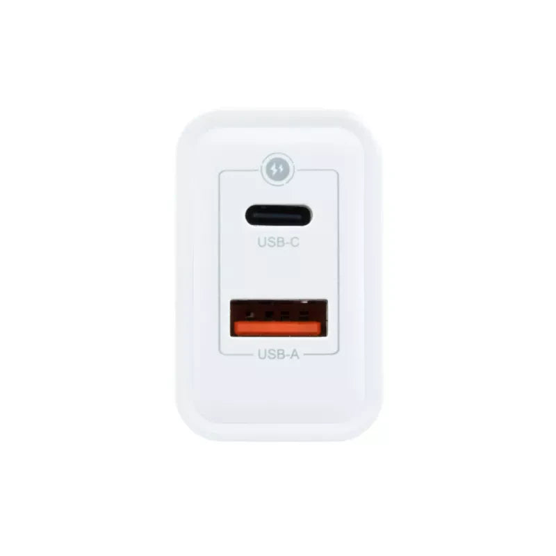 Carregador Coolbox GAN 30W USB-C/USB-A PARED