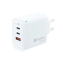 Carregador Coolbox GAN 65W USB-C/USB-C/USB-A PARED