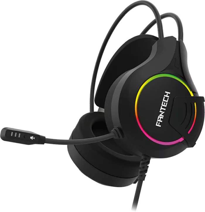 Headset Fantech Glare HG20 RGB Preto