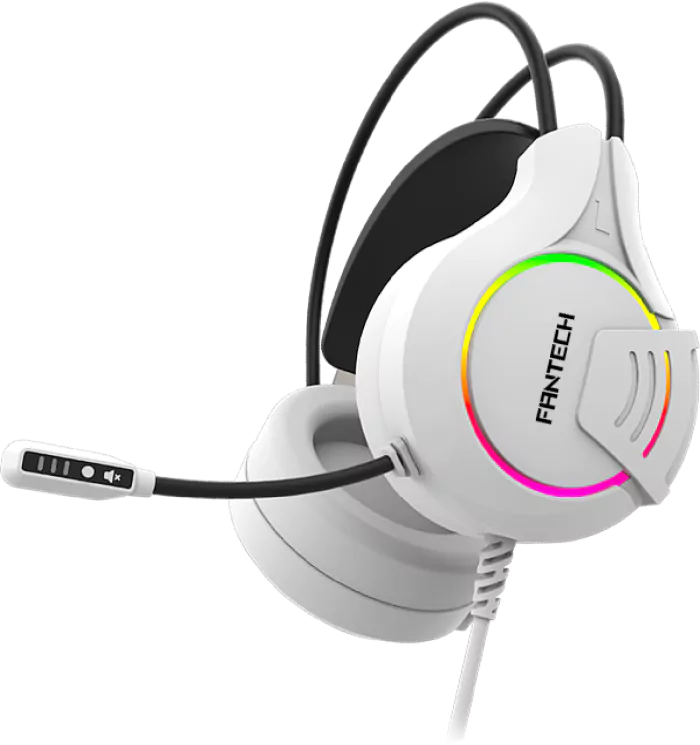Headset Fantech Glare HG20 RGB Branco