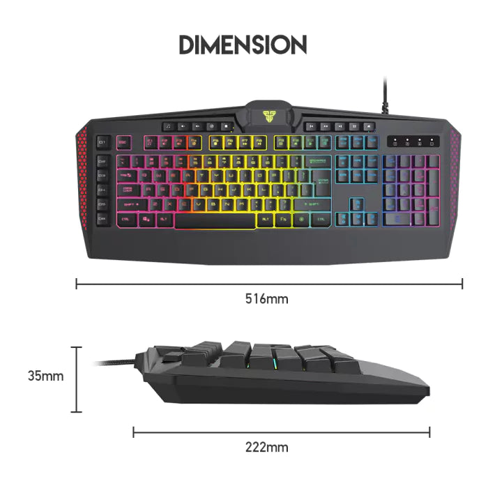 Teclado Fantech Booster RGB