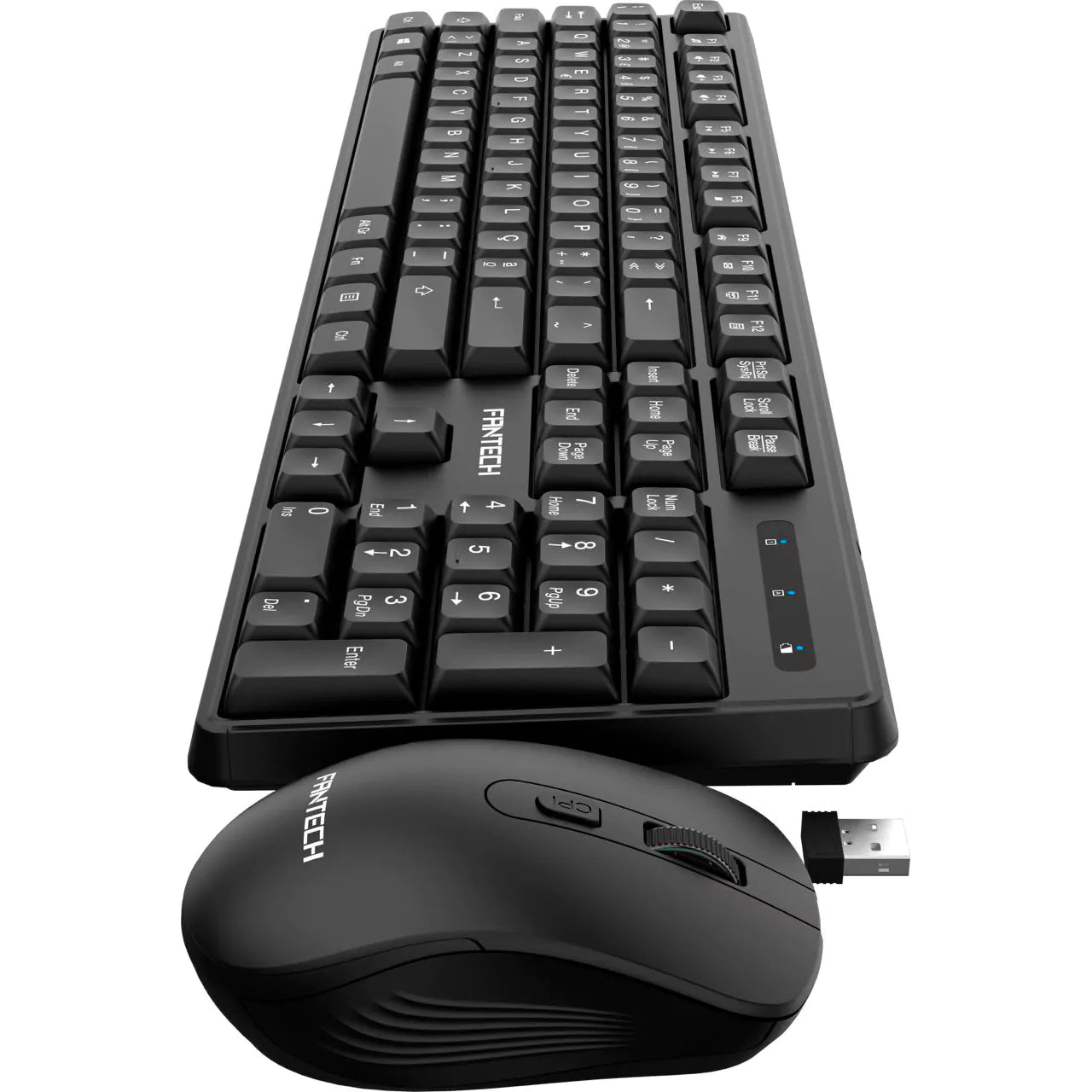 Combo s/Fios Teclado + Rato Fantech Business Preto