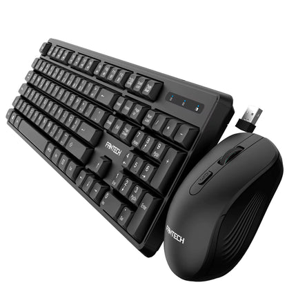 Combo s/Fios Teclado + Rato Fantech Business Preto