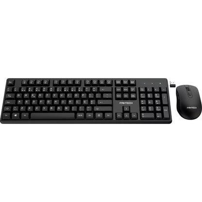 Combo s/Fios Teclado + Rato Fantech Business Preto
