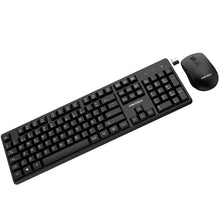 Combo s/Fios Teclado + Rato Fantech Business Preto