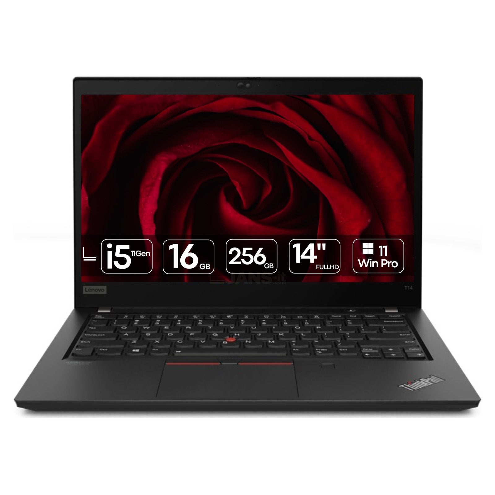 Lenovo ThinkPad T14 G2 | i5-1135G7 | 16GB | SSD 256GB | 14″ FHD | Iris Xe Graphics | Touchscreen
