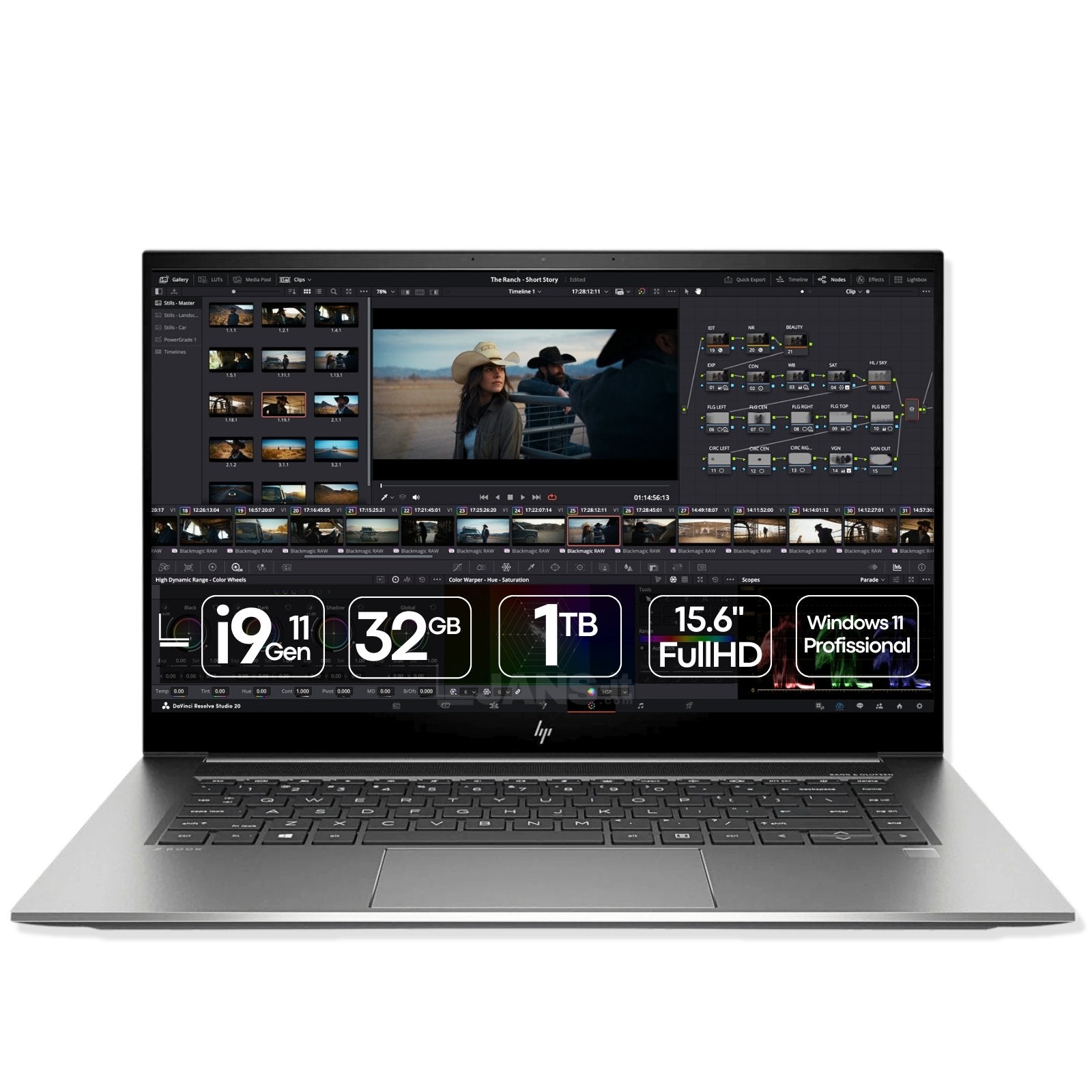 HP ZBook Studio G8 | i9-11950H | 32GB | SSD 1TB | 15.6″ FHD | RTX A2000