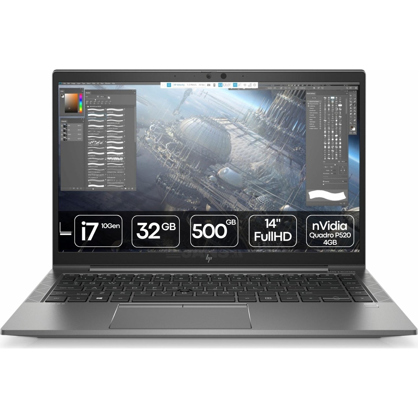 HP Zbook Firefly 14 G7 | i7-10810U | 32GB | SSD 500GB | 14″ FHD | P520 4GB