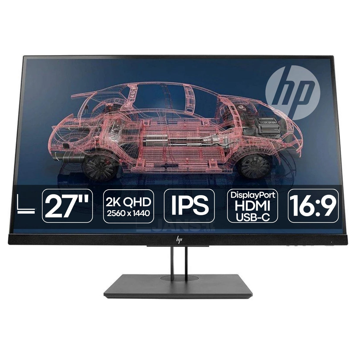 HP Z27n G2 | 27″ | IPS | 2K QHD