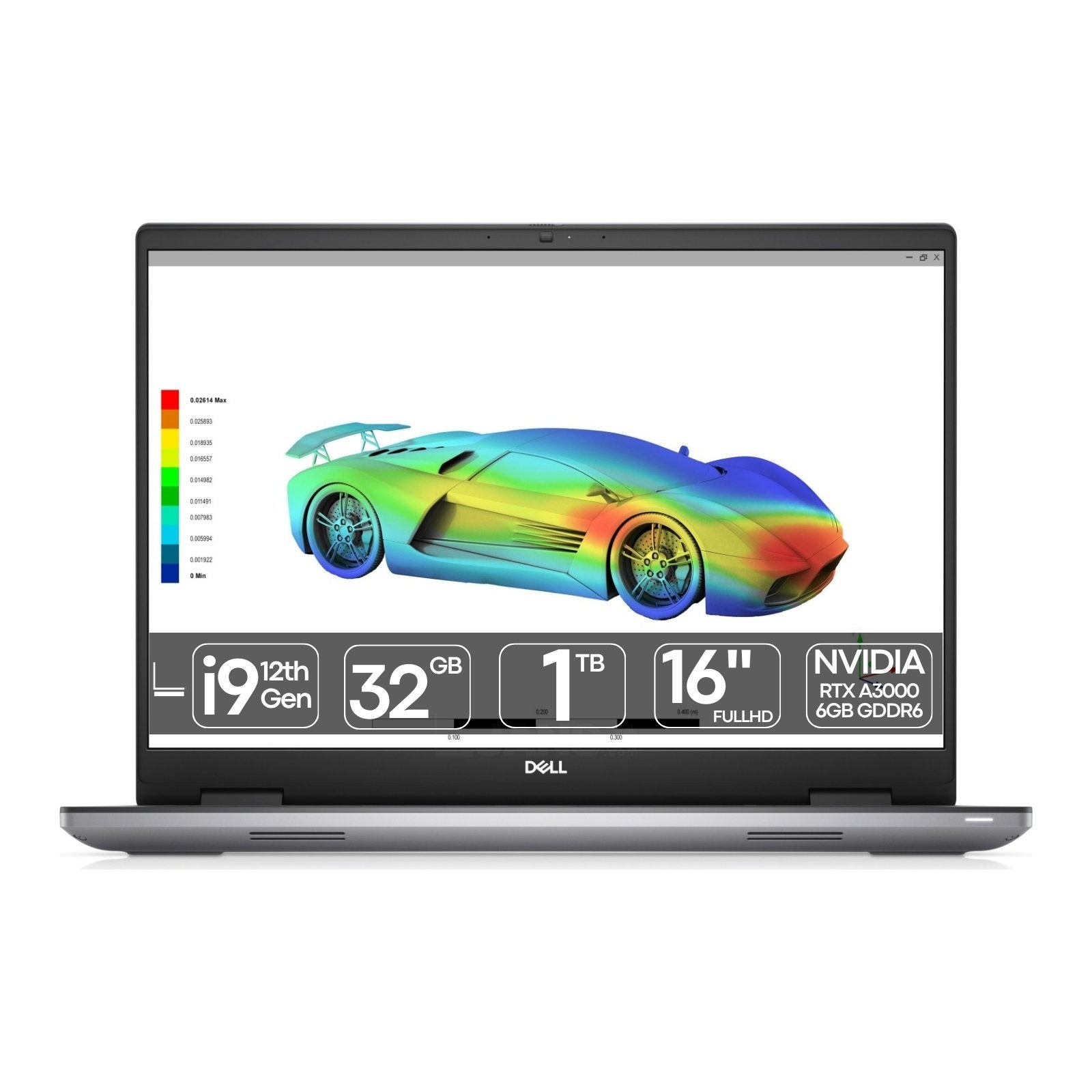 Dell Precision 7670 | i9-12950HX | 32GB | SSD 1TB | RTX A3000 6GB | 16″ FHD
