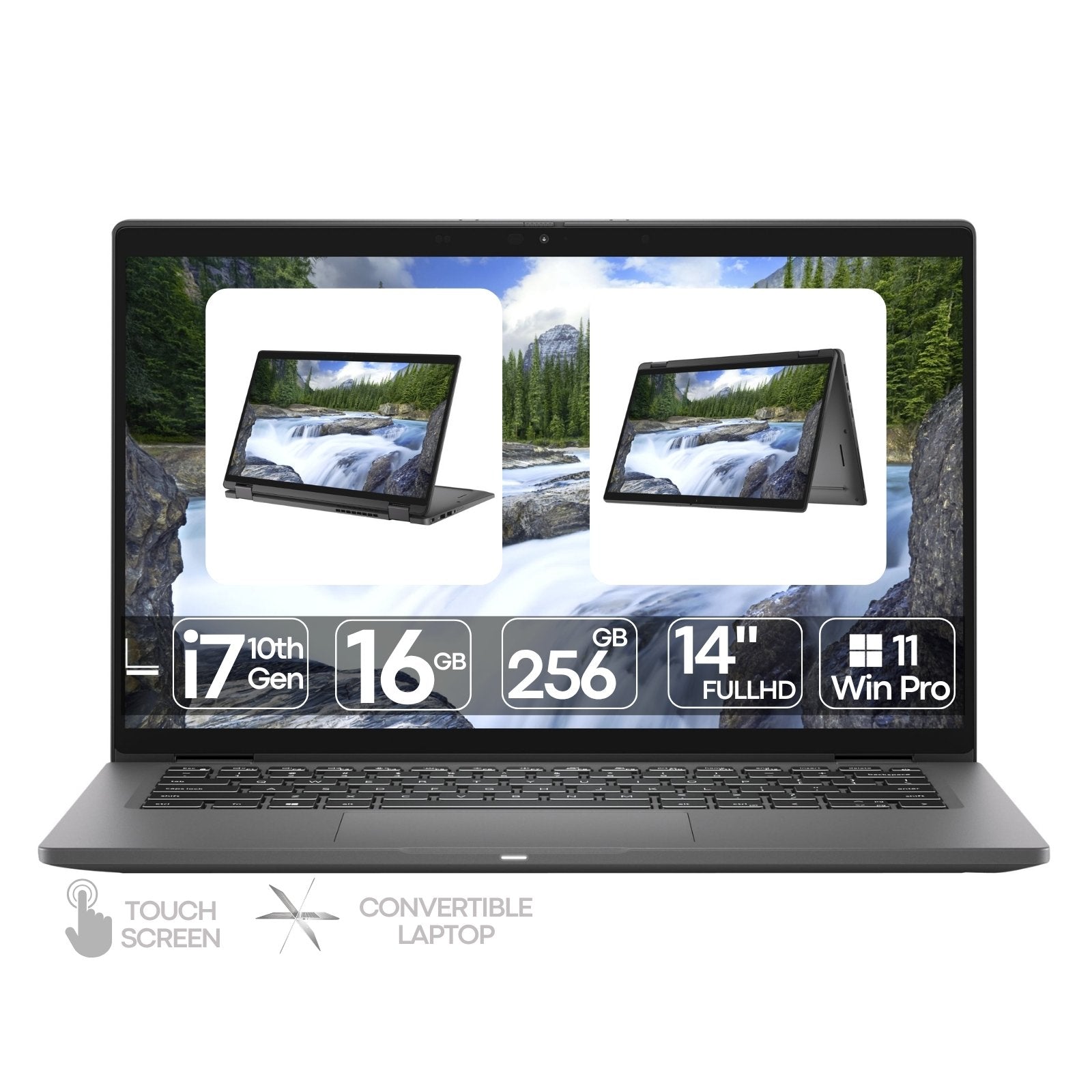 Dell Latitude 7410 2-in-1 | i7-10610U | 16GB | SSD 256GB | 14″ FullHD | Touchscreen