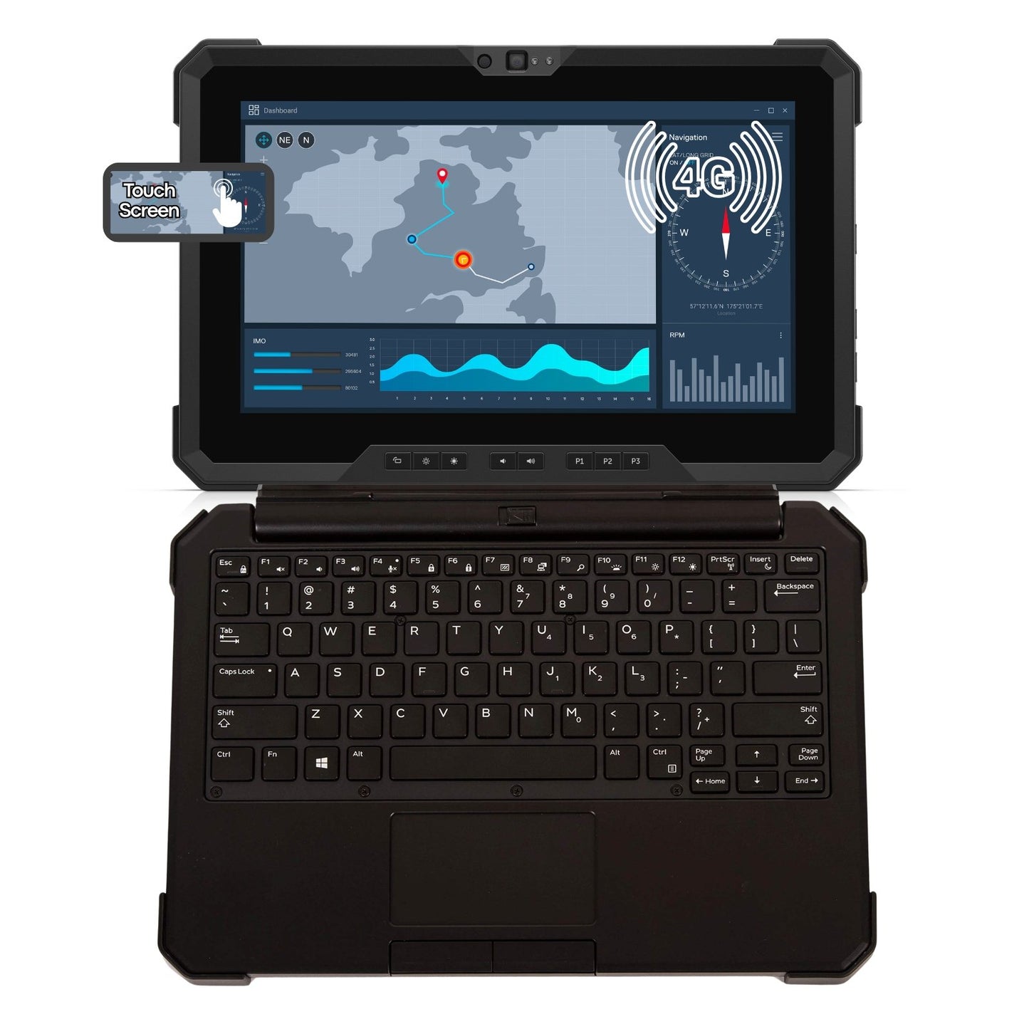 Dell Latitude 7220 Rugged Extreme | i7-8665u | 16GB | SSD 256GB | 11.6″ FHD | Touchscreen | 4G LTE