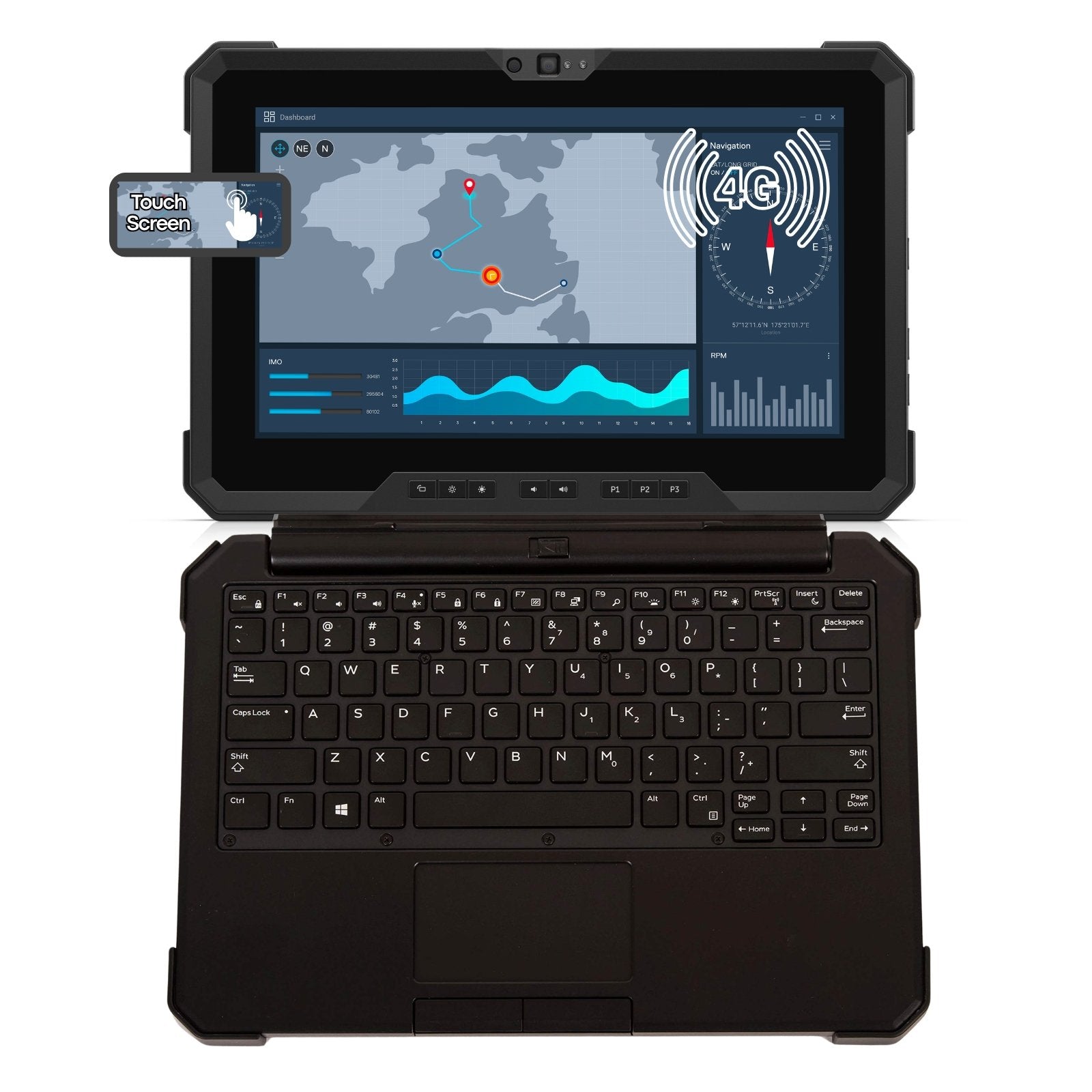 Dell Latitude 7220 Rugged Extreme | i7-8665u | 16GB | SSD 256GB | 11.6″ FHD | Touchscreen | 4G LTE