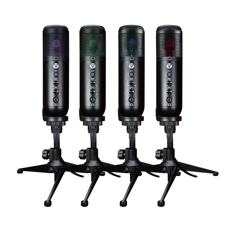 Microfone Fantech RGB Leviosa