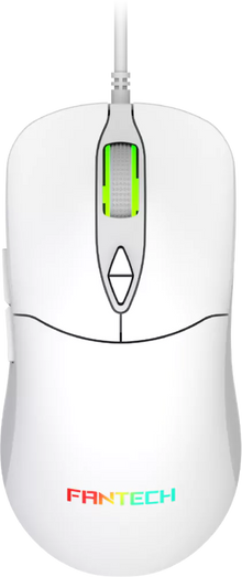 Rato Fantech Business LED M421 3600 DPI Branco