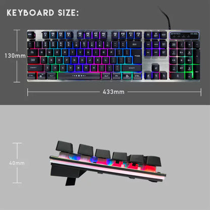 Teclado + Rato Fantech Major KX-302s