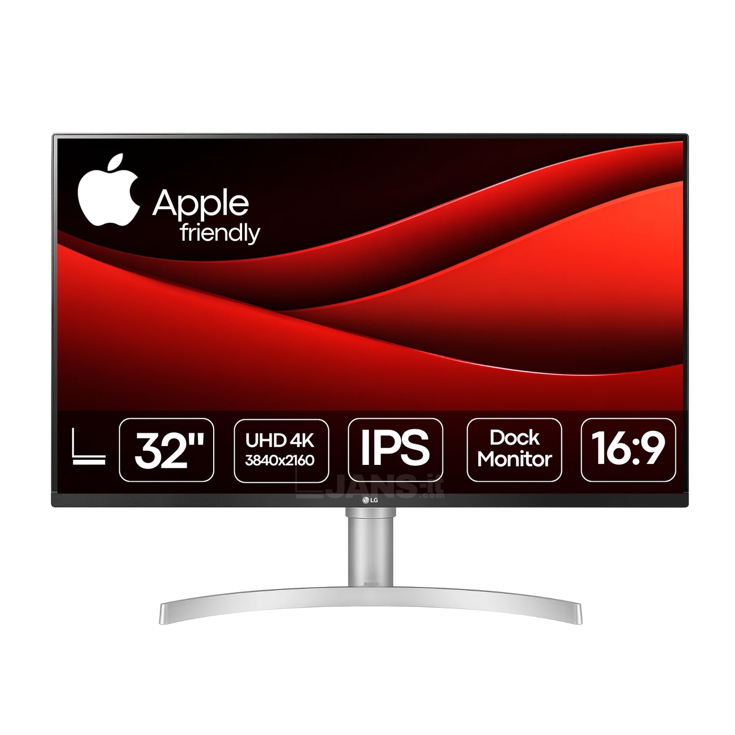 LG 32UP550-W 32″ UHD 4K Dock Monitor