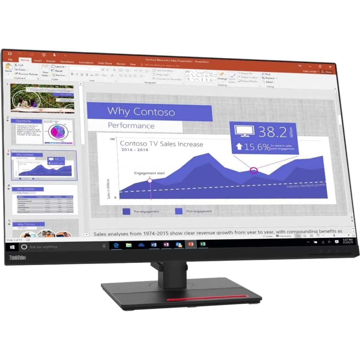 Lenovo Thinkvision T32p-20 | 32″ | 4K UHD | 16:9 | DockMonitor